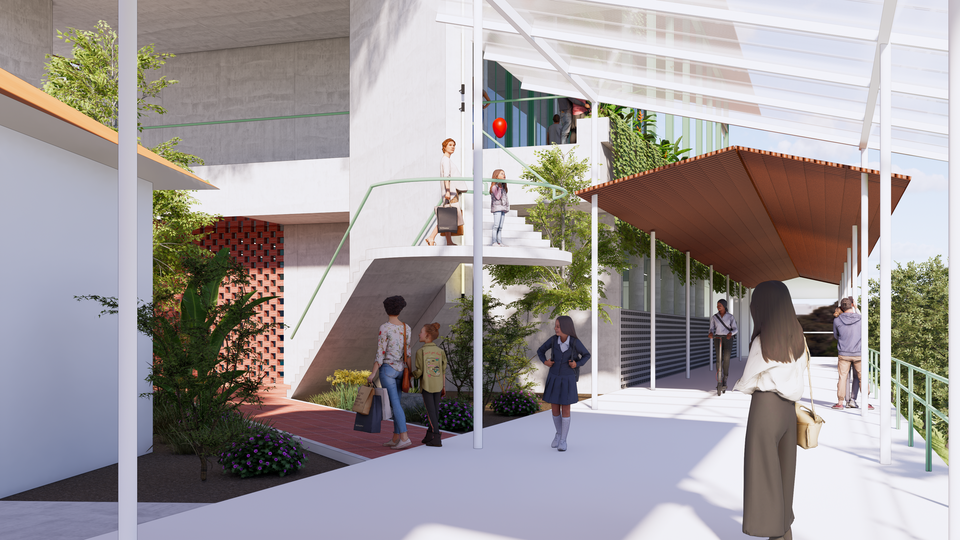 Retail Mall Extension, Kuala Lumpur entrance 1